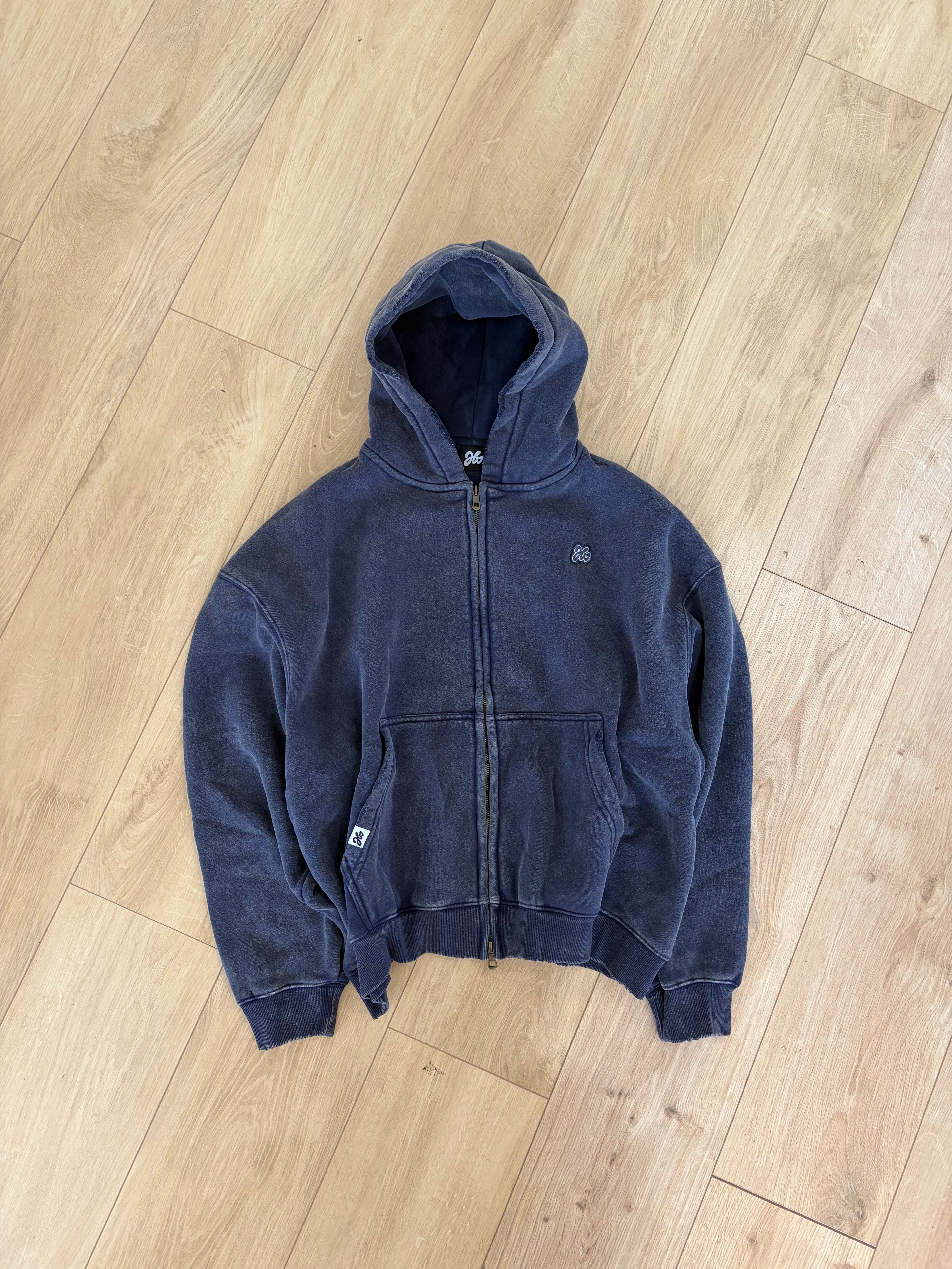 Oooweee Zip Up (Charcoal Blue)